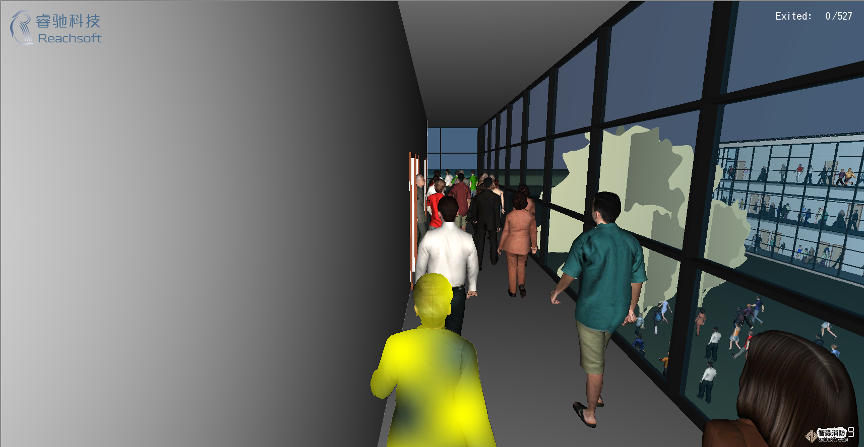 德州消防安全評估德州人員疏散能力模擬分析軟件Pathfinder10