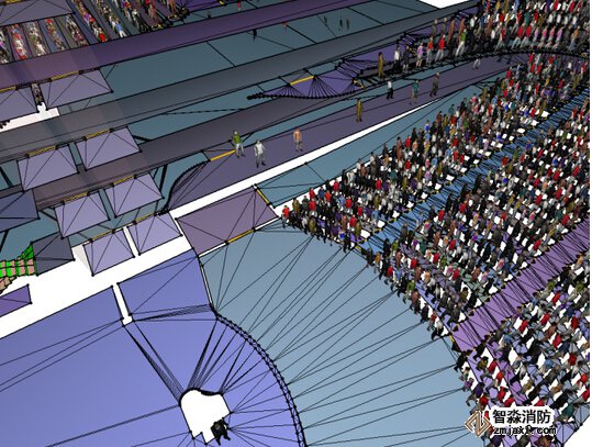 德州消防安全評估德州人員疏散能力模擬分析軟件Pathfinder3